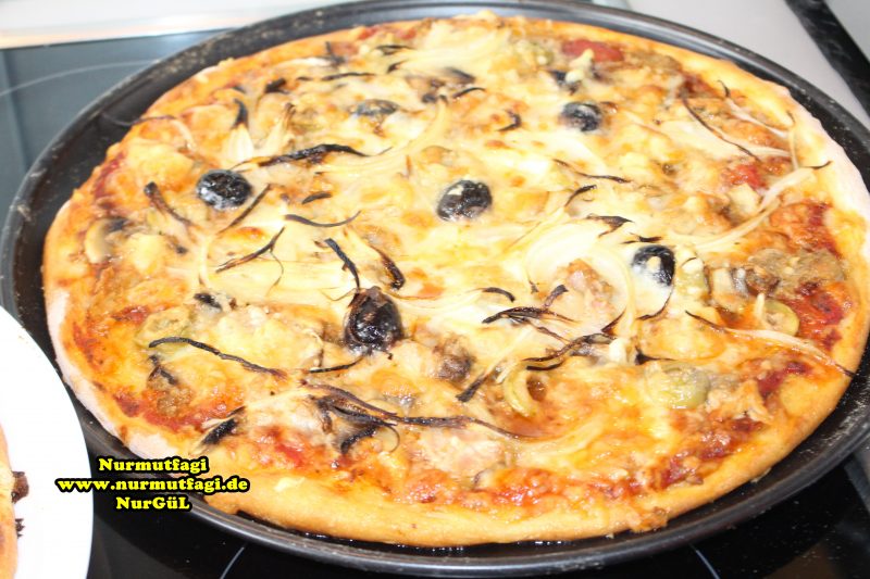 4 peynirli pizza tarifi