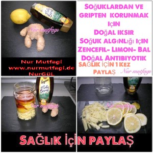 dogal iksir zencefil limon bal