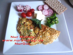 omlet sucuklu, soganli sütlü peynirli (2)