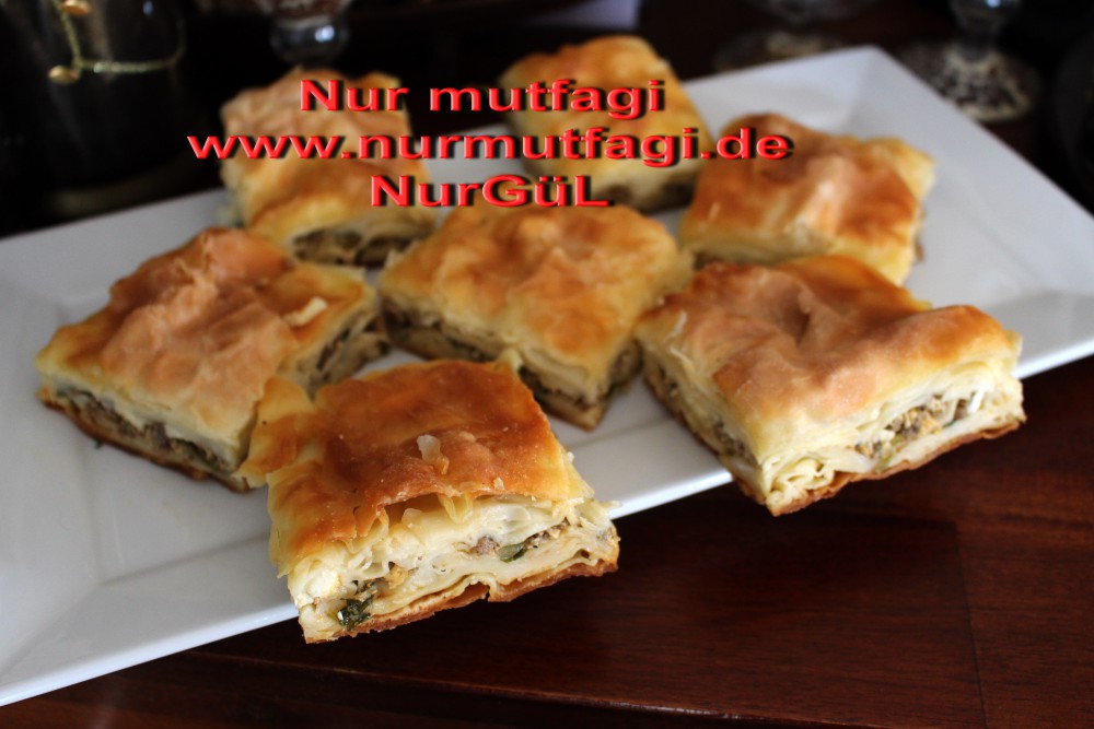 Gercek Su böreği kiymali su böregi tarifi Nur Mutfağı
