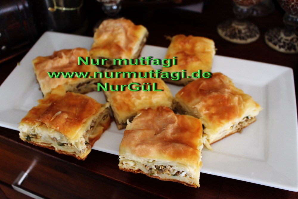 Gercek Su böreği kiymali su böregi tarifi Nur Mutfağı