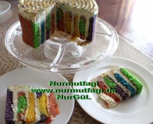 5 renkli gökkusagi pastasi regenbogen torte (3)