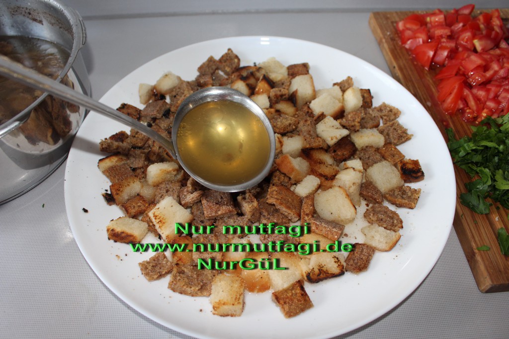 ETLi TiRiT sebzeli etli tirit cilbir tarifi Nur Mutfağı