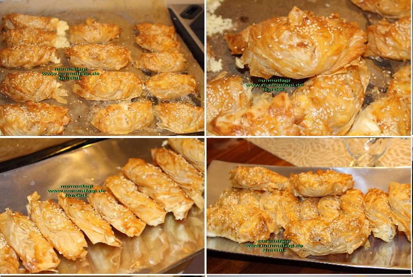 yufkadan midye börek