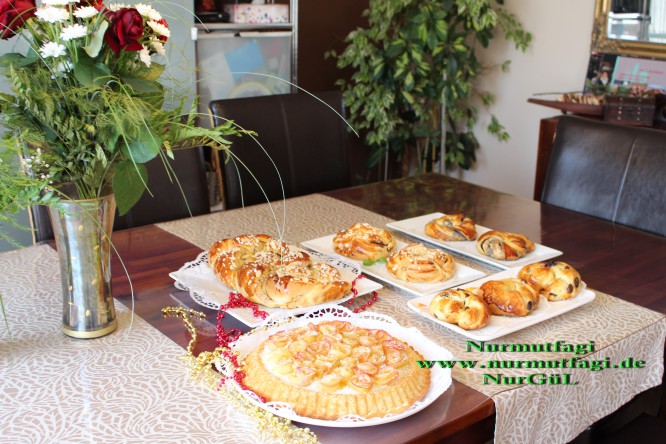 hefezopf 3 cesit cörek tarifi paskalya cöregi findikli nutellali ...