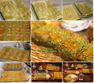 fistikli baklava, cevizli baklava, hazir yufka ile baklava nasil yapilir, citir baklava tarifi (27)set