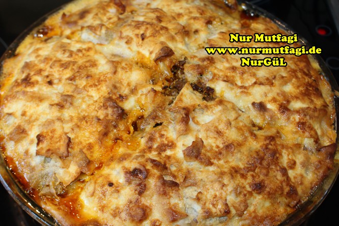 Kuru Yufka Böregi kiymali Sebit islama Börek nasil yapilir tarifi