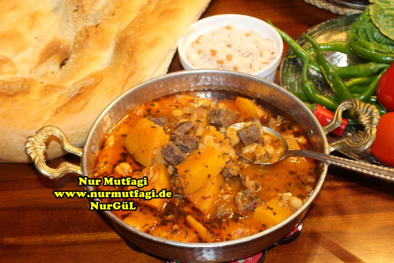 Kabaklama gaziantep yöresel yemek tarifi – etli nohut – nahni (13)