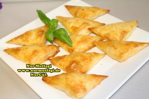 ücgen citir börek - peynirli ücgen börek - nutellali citir börek tarifi  (18)