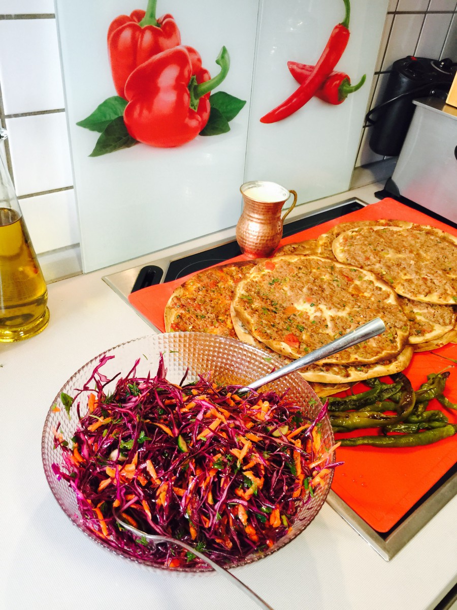mor lahana salatasi, kirmizi lahana salatasi