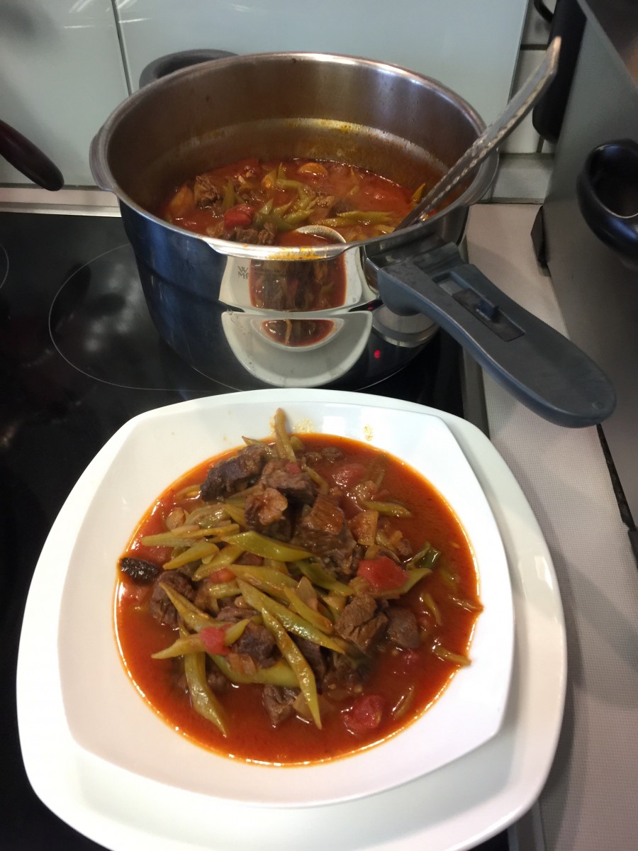 Etli taze Yeşil Fasülye nasıl yapılır tarifi Ayşe kadın fasulye tarifi