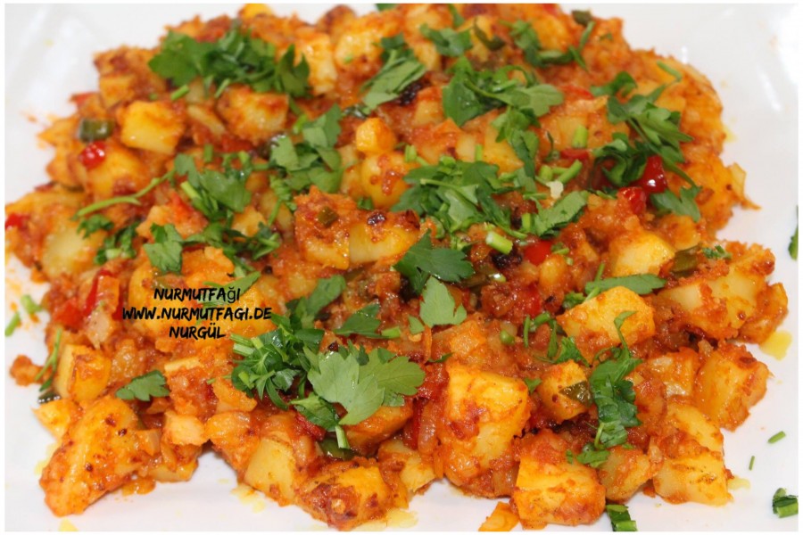 Kahvaltılık Patates Kavurması nasıl yapılır tarifi Nur Mutfağı