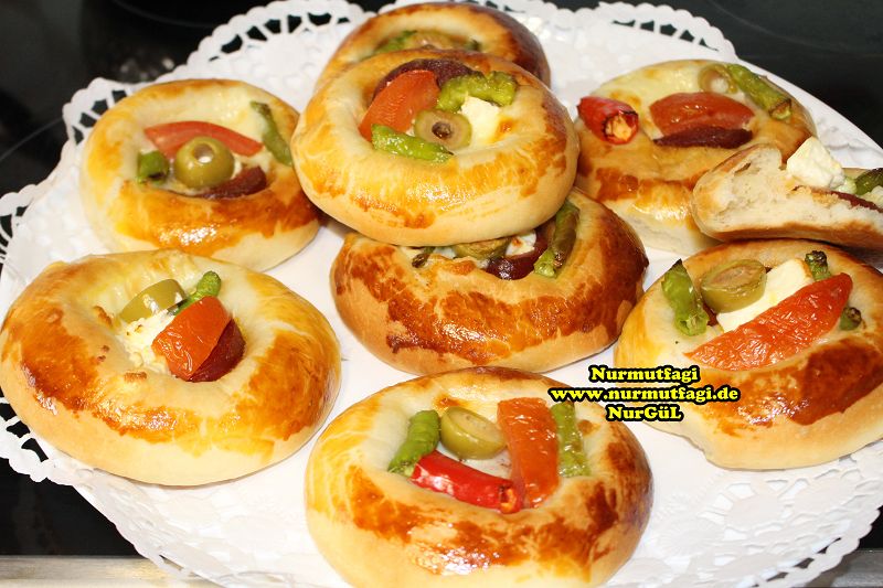 kcicek pogaca, gül pogaca, pizza pogaca, karniyarik pogaca, bir