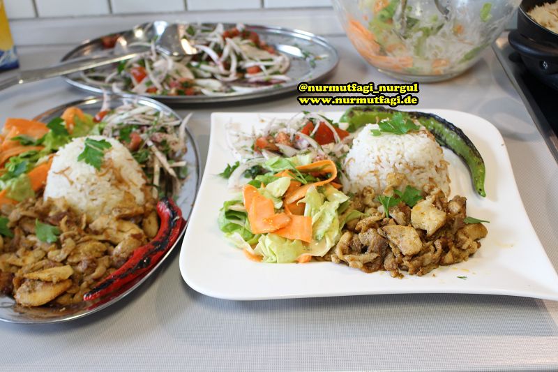 döner tabagi, pilav üstü döner nasil yapilir tarifi (16)