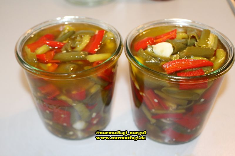 yagli biber tursusu (5) Nur Mutfağı