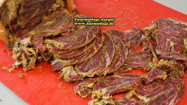 Yaprak Et Döneri nasil yapilir tarifi, et döner tarifi Nur Mutfağı