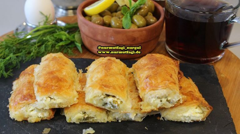 Baklavalık yufkadan Çıtır Börek tarifi Nur Mutfağı