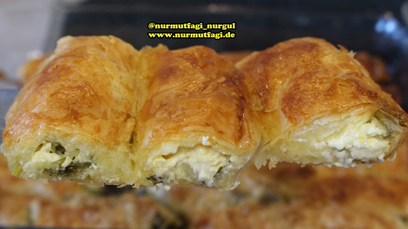 Baklavalık yufkadan Çıtır Börek tarifi Nur Mutfağı