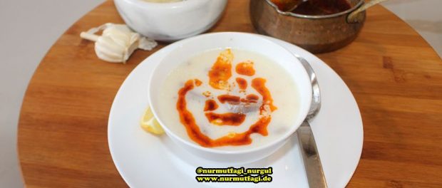 Terbiyeli etli Paca corbasi nasil yapilir tarifi Nur Mutfağı