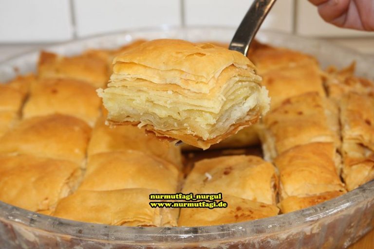 EN KOLAY EL ACMA BAKLAVA BÖREGI TARIFI; SADECE 4 BEZE ILE OKLAVA
