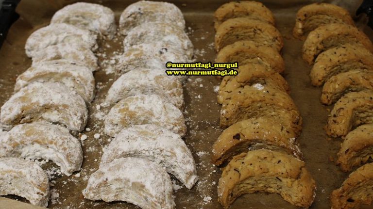 KITIR KITIR BAYATLAMAYAN KAVALA KURABİYE TARİFİ; Nurmutfagi NurGüL